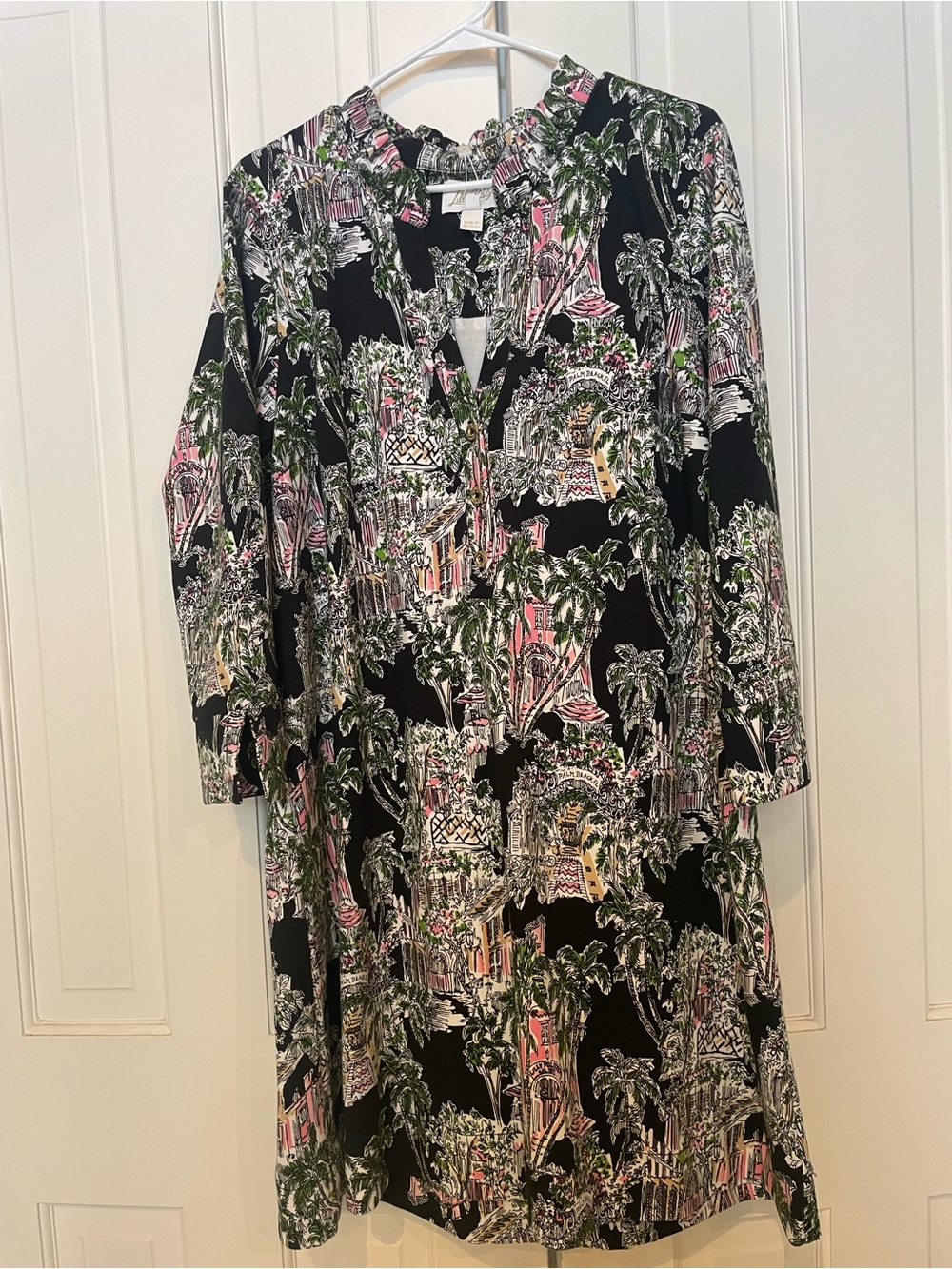 Lilly Pulitzer knightly dress in onyx pb anniversary toile Dress